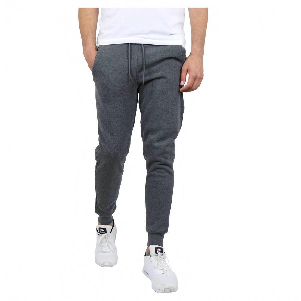 NEW GALAXY BY HARVIC premium fleece jogger sweatpants - plus in charcoal